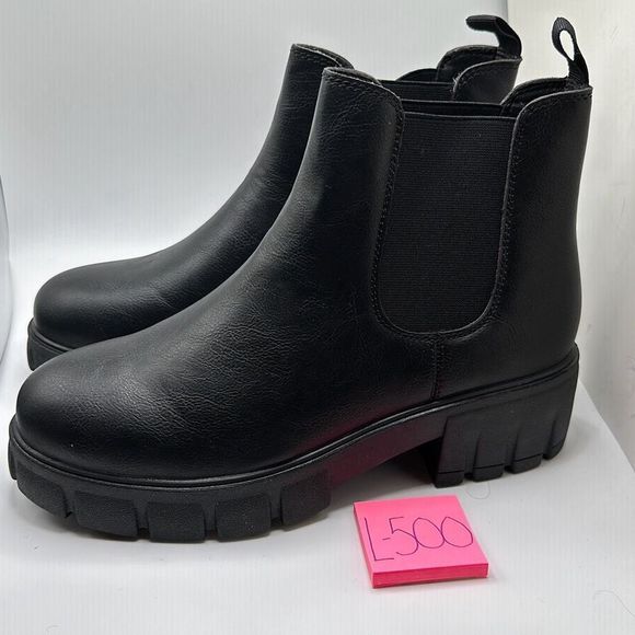 CUSHIONAIRE Women's slip on chelsea boot +Memory Foam 11 BLACK - Picture 3 of 7